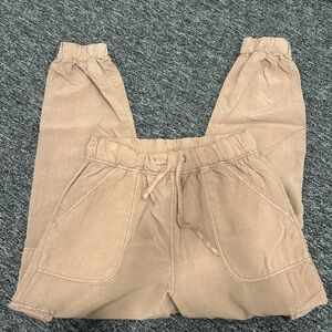 Tan Jogger Pants
